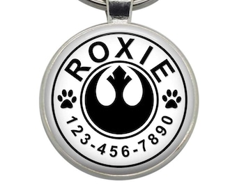 Custom Rebel Alliance (Star Wars) Dog Tag: Personalized Pet ID Tag