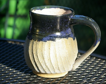 Twisted Belly Mug, broad ridges and valleys