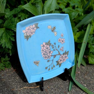Cherry Blossom and Bee Plate