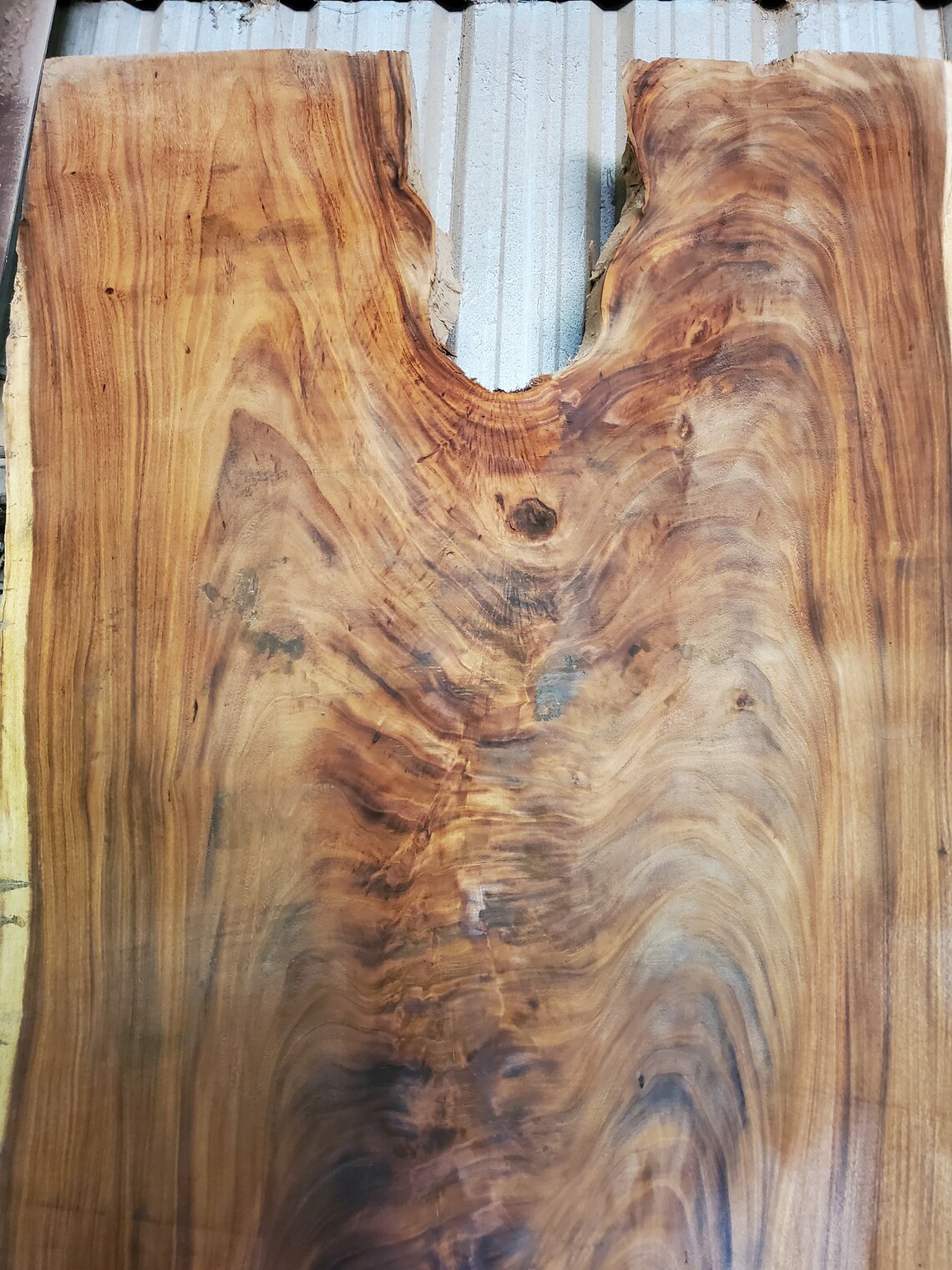 Live Edge Slab Monkey Pod Exotic Wood Lumber Dining Table Top Etsy