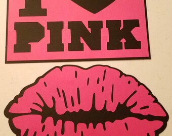 Victoria Secret Inspired Love Pink Vs Dog Pink Party Favor