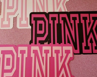 5 Victoria Secret Inspired Signs Love Pink Vs Dog Etsy
