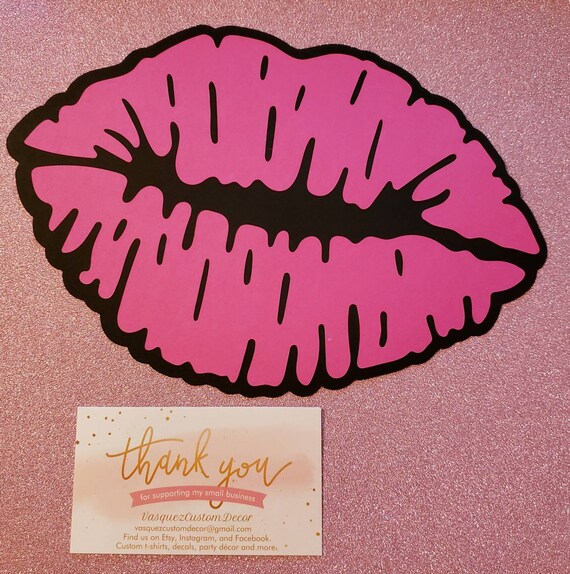 Pink 7 Party Decor Signs 2 Color Victoria Secret Etsy