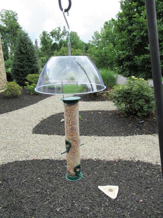 Squirrel Baffle 11 1 4 Clear Plastic Dome To Guard Bird Feeder