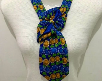 Cravate Papillon Femme En Soie 100% Italie - Dorée - Fait Main - Taille Unique