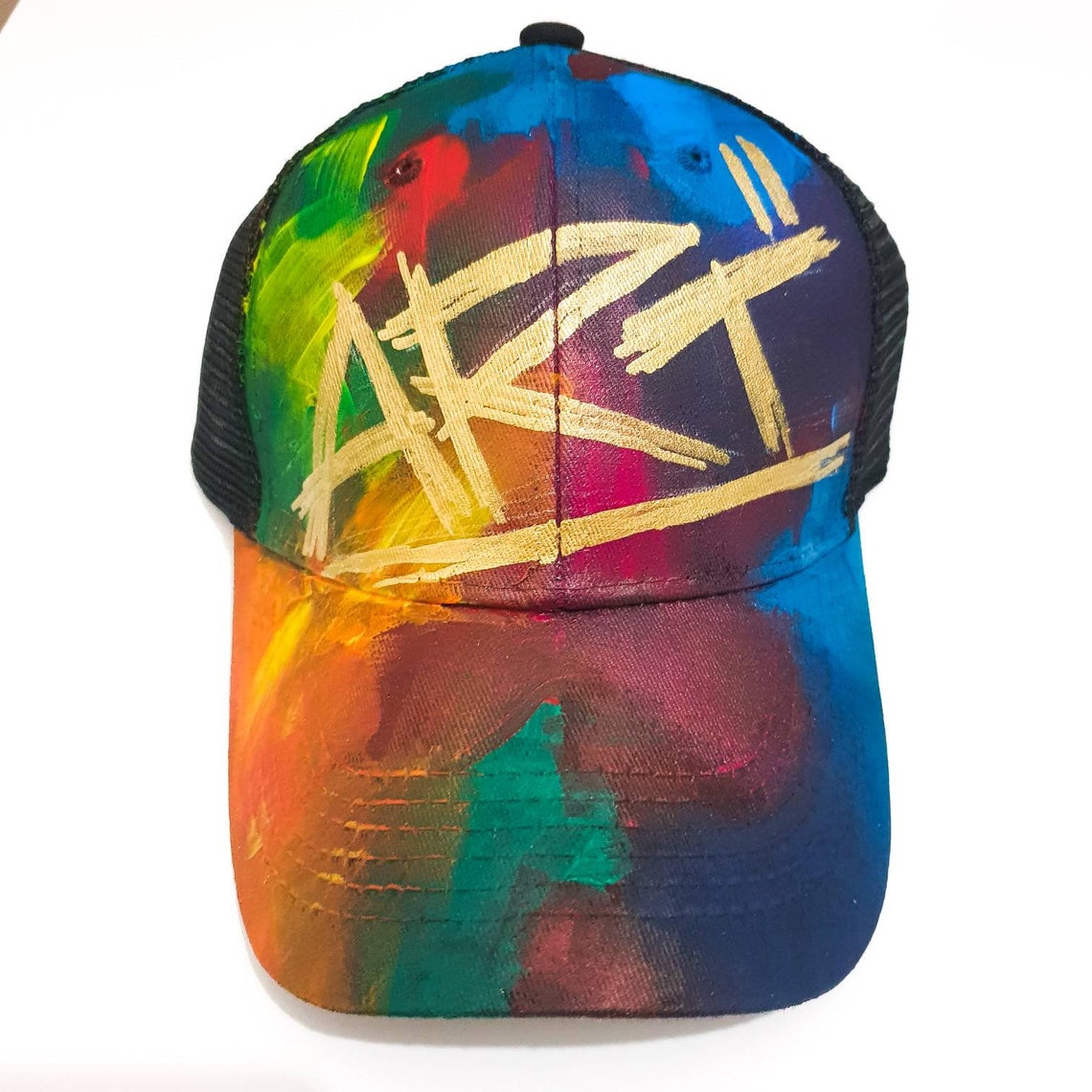 Original Art Cap Graffiti Cap Artist Cap Hand painted Etsy