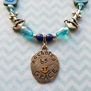 Grace Anchor Jewelry Etsy