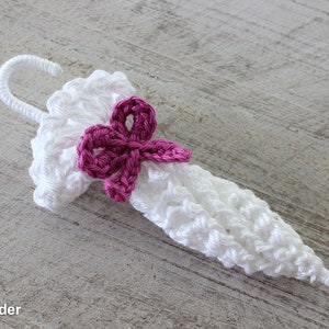 Crochet Pattern for Umbrella with Bow Languages: English / German image 2