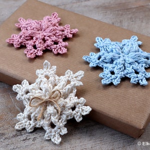 Crochet Pattern for Snowflake "Jule" - English / German
