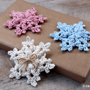 Crochet Pattern for Snowflake "Jule" - English / German