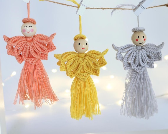 Kit De Décoration Ange Au Crochet Pour Débutants Avec
