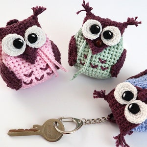 Crochet Pattern Keychain &quot;Backpack Eulalia&quot; - Language: German / English