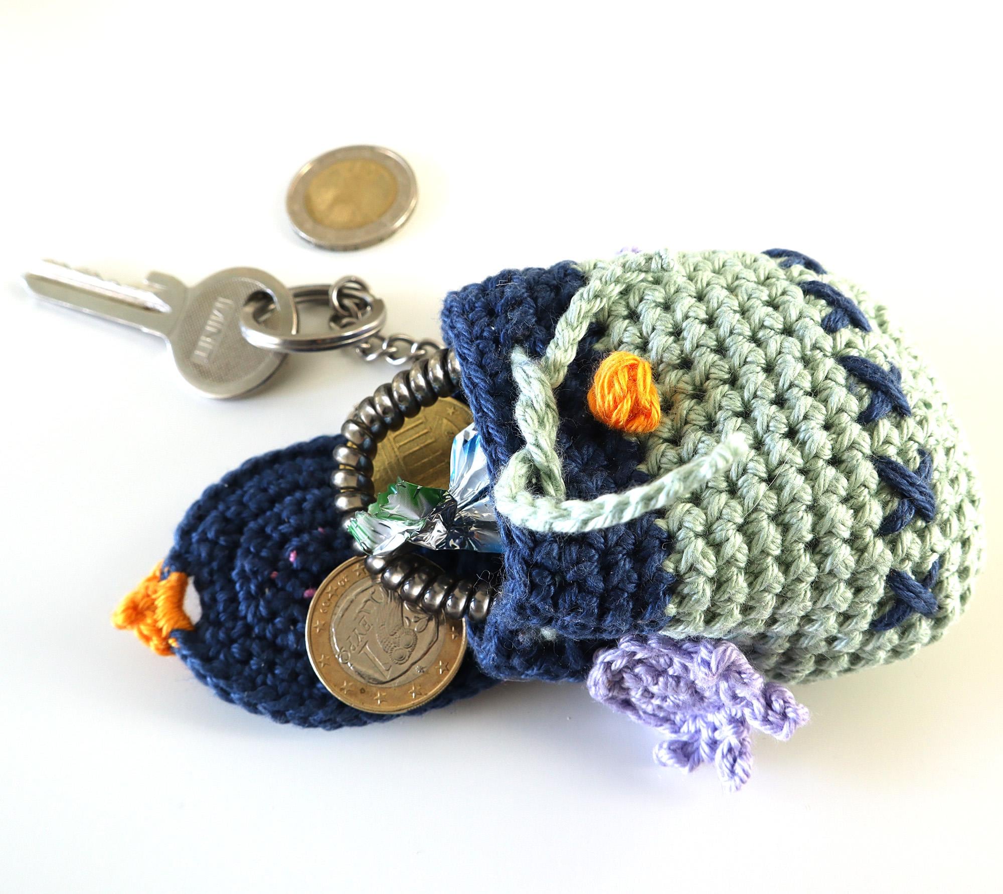 Crochet Pattern Mini Backpack “birdy” – Keychain, Bag Charm  display picture 1