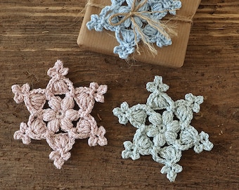 Crochet Pattern Snowflake "Lucy" - English (US) / German