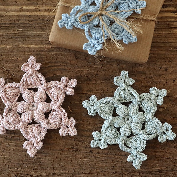 Crochet Pattern Snowflake "Lucy" - English (US) / German
