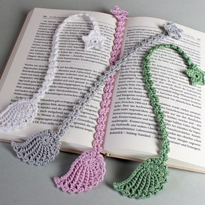 Crochet Pattern Bookmark &quot;Wing with Star&quot; -  Language: Englisch / Deutsch