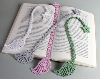 Crochet Pattern Bookmark "Wing with Star" -  Language: Englisch / Deutsch