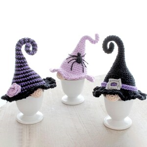 Egg Cosy "The Hexlies" – Little Witches - Crochet Pattern Language: English/German