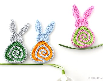 Crochet Pattern for "Bunny Spirelli" - Languages: English / German