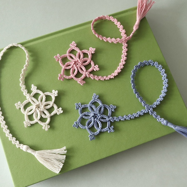 Crochet Pattern "Lorelei" - Bookmark, Ribbon - Language: English/German