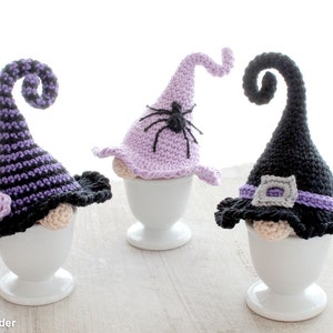 Egg Cosy "The Hexlies" – Little Witches - Crochet Pattern Language: English/German