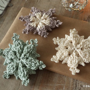 Crochet Pattern Snowflake &quot;Fjolla&quot; - English / German