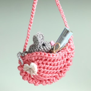 Crochet Pattern Wing Bag & Mouse – Gift Pouch, Christmas Decoration, Advent Calendar, Amigurumi; Languages: English (US) / German