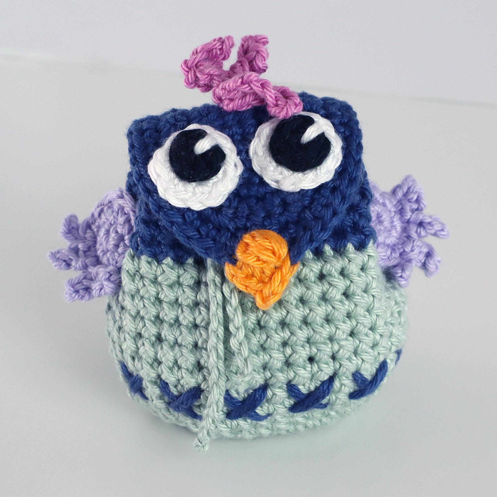 Crochet Pattern Mini Backpack “birdy” – Keychain, Bag Charm 