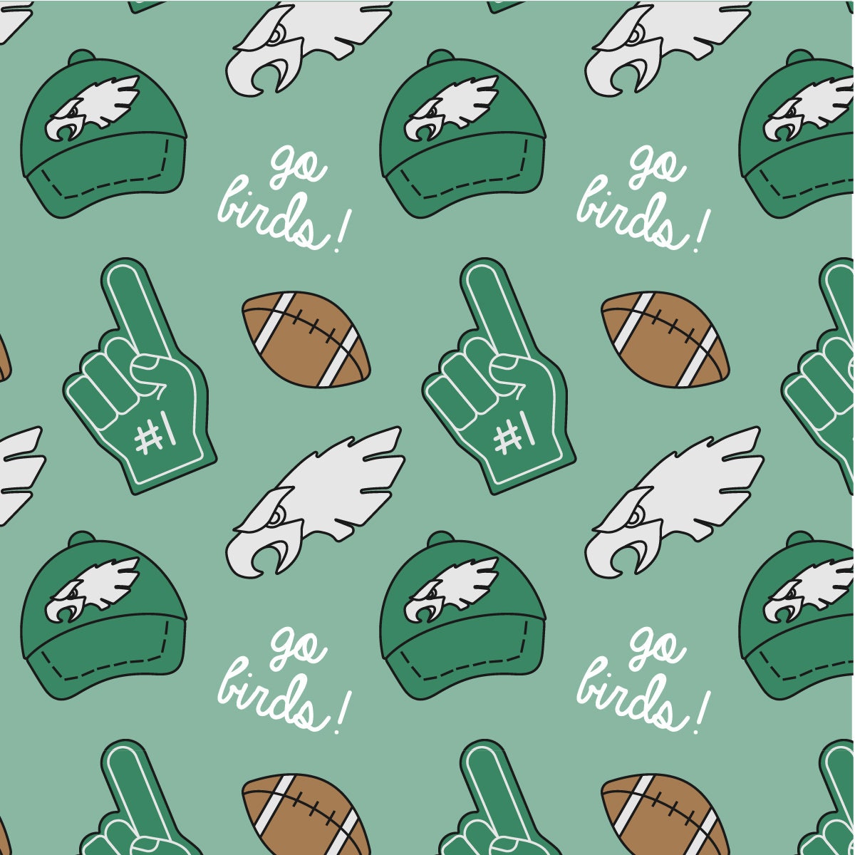 Eagles Bookmark 2x8 Eagles Bookmark Philadelphia | Etsy