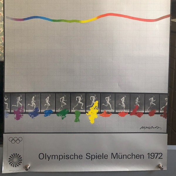 Shūsaku Arakawa 1972 Munich Olympics poster