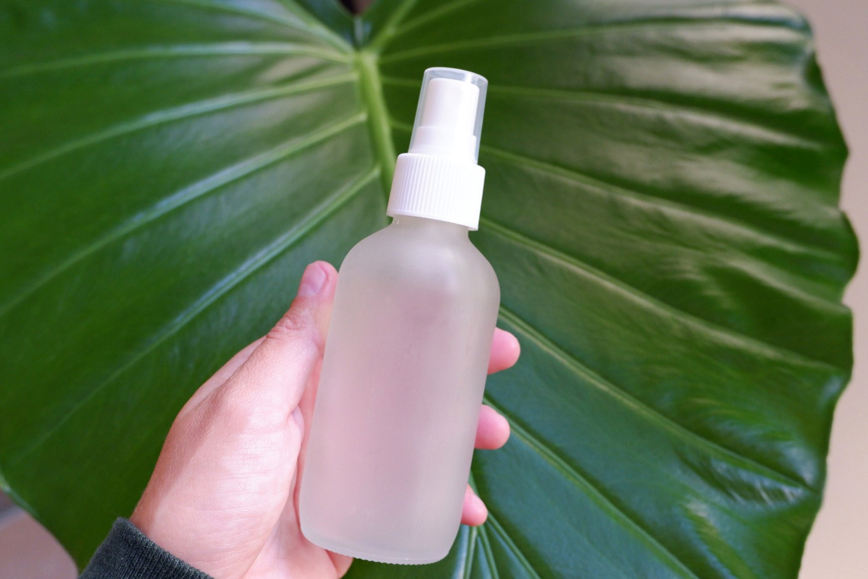 4oz/120ml Frosted Glass Spray Bottle FOUR Etsy