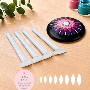 Petal Paint Dotting Tools – 8 Sizes for Perfect Mandala & Floral Designs