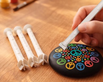 Peace Sign Dotting Tools: Mandala Art Supplies, 4 Sizes