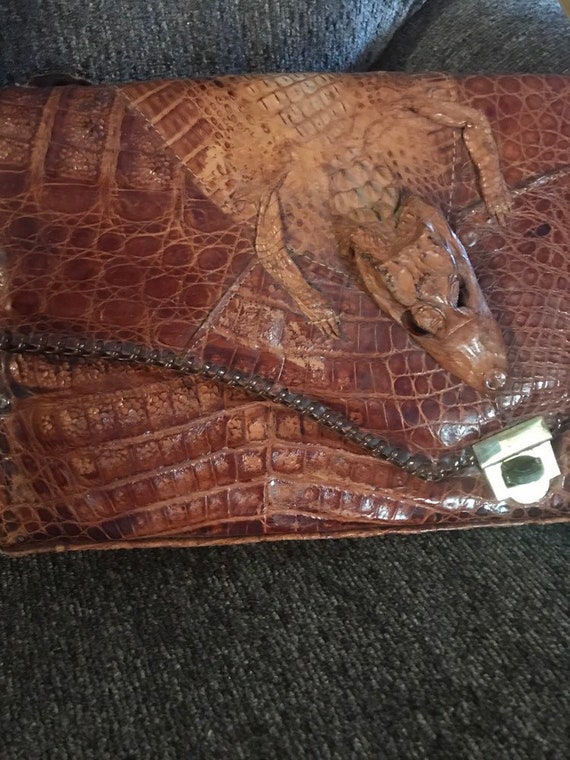 Vintage Alligator bag - image 2