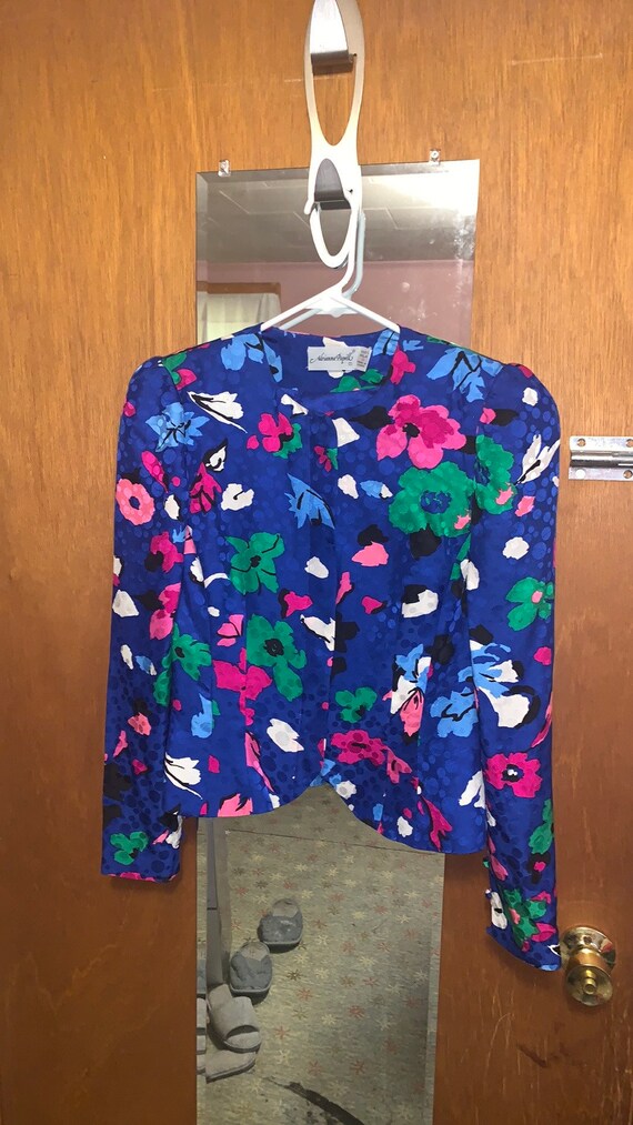 Adrianna papell blouse silk Gem