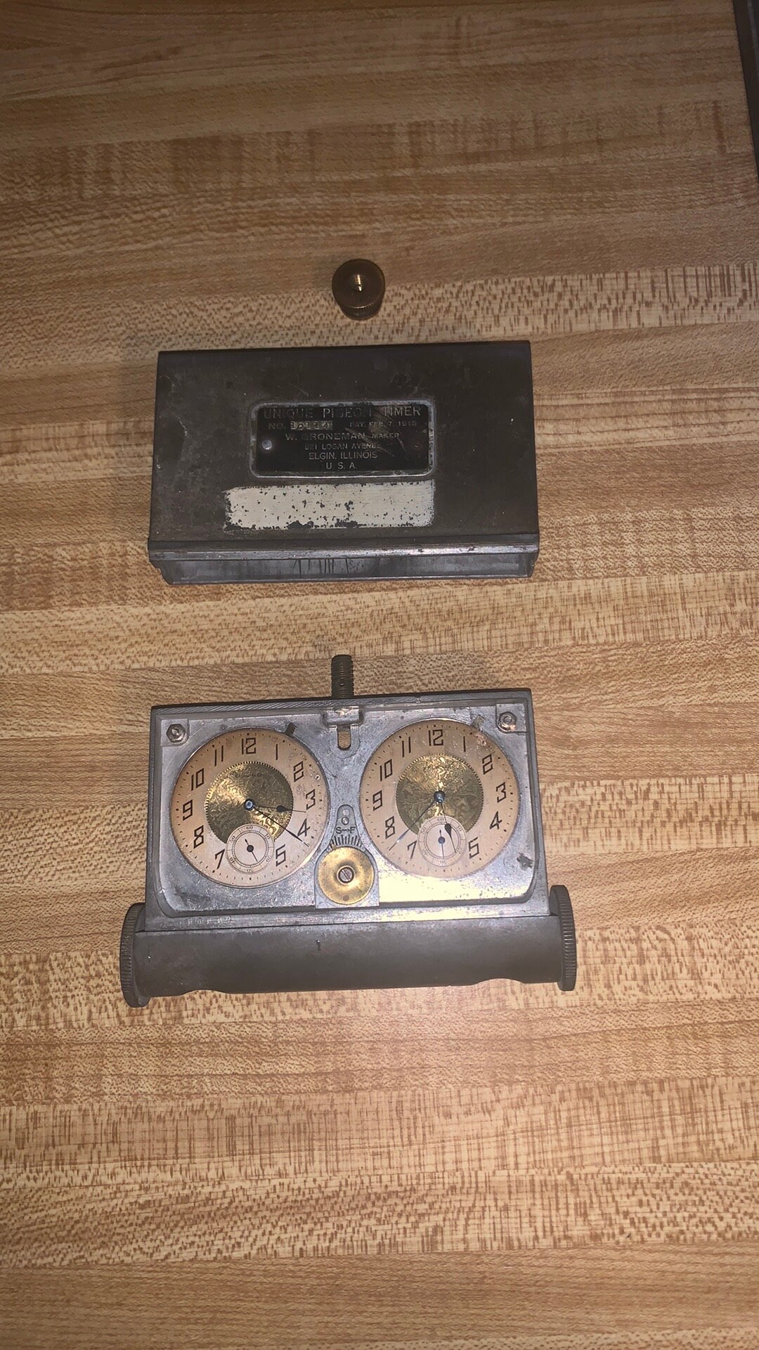 Vintage Pigeon Racing Timer Etsy