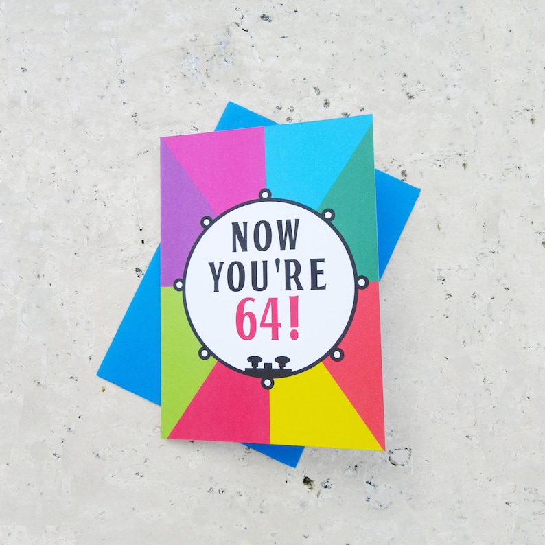 Beatles Card. Birthday Beatles Card. When I'm 64 Card. | Etsy