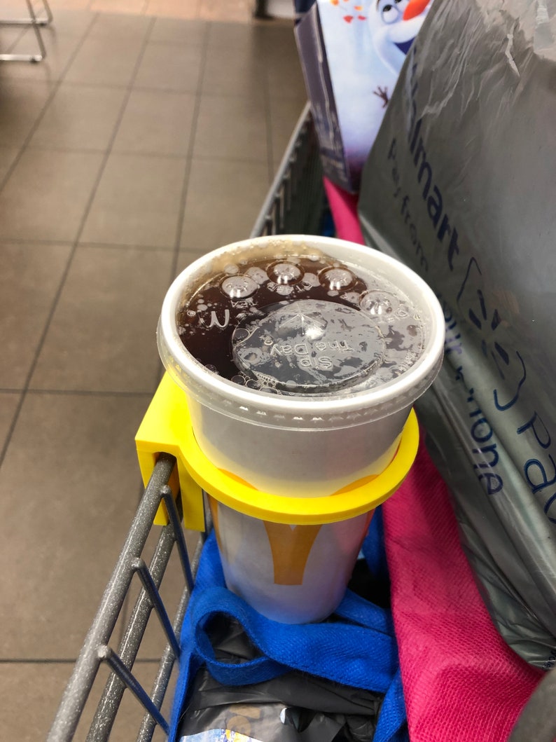 Shopping Cart Cup Holder Etsy
