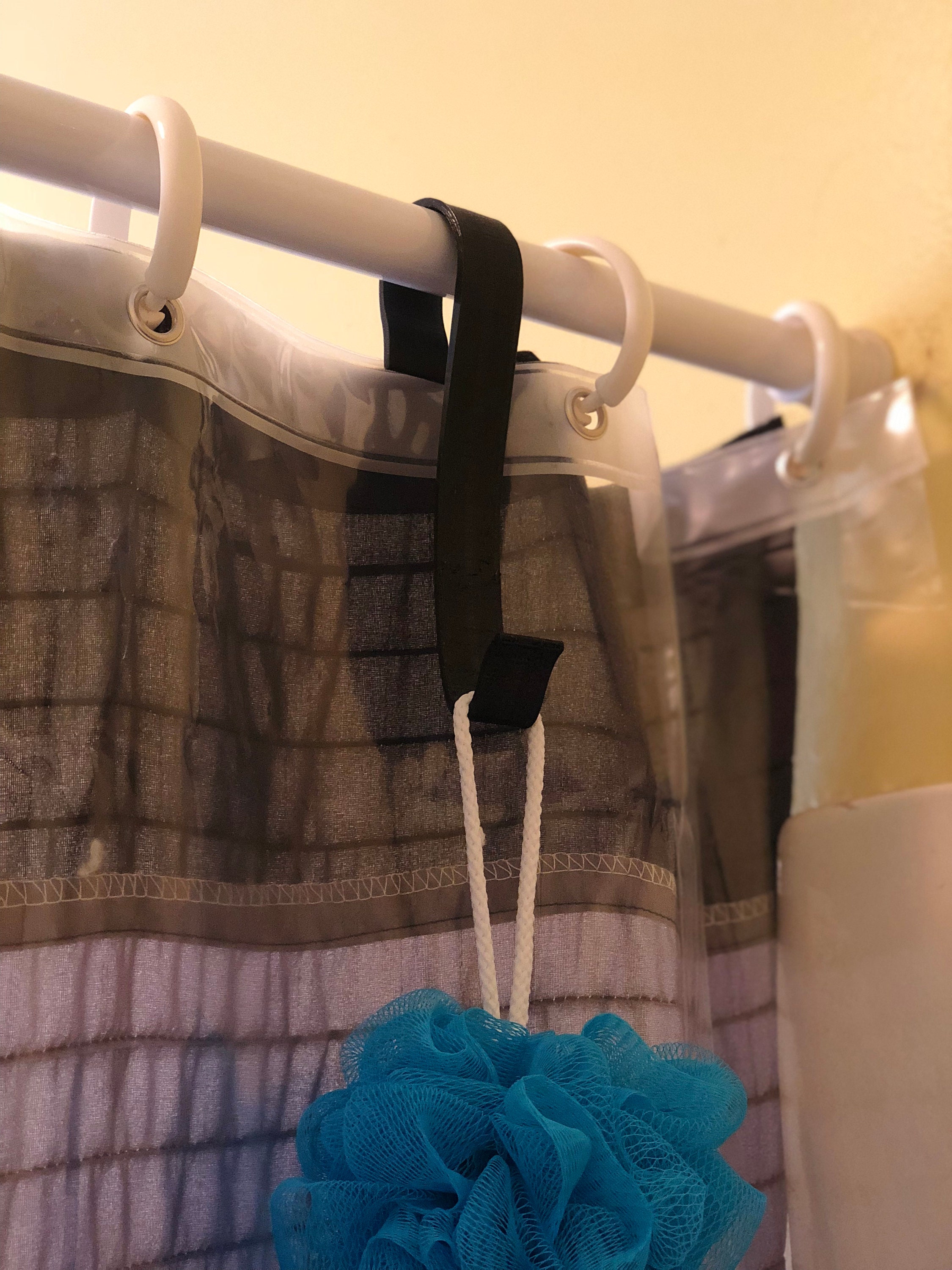Yapicoco Shower hooks for inside shower loofah,4 Pack Bathroom