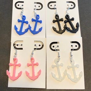Multiple Designs of 3d Printed Earrings