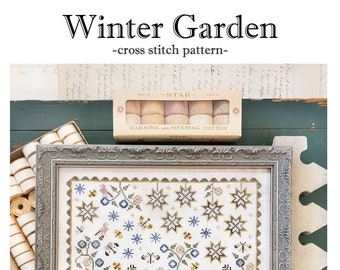 PDF- Winter Garden cross stitch pattern