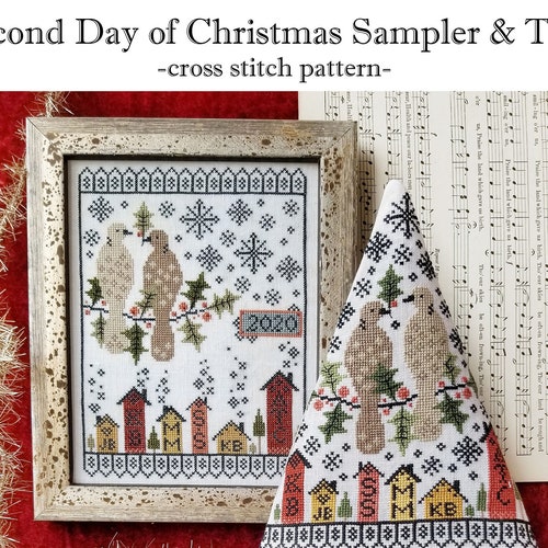 PDF First Day of Christmas Sampler & Tree Cross Stitch - Etsy