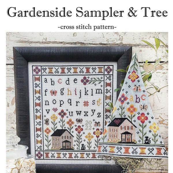 PDF- Gardenside Sampler and Tree cross stitch patterns