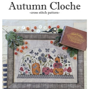PDF- Autumn Cloche cross stitch pattern