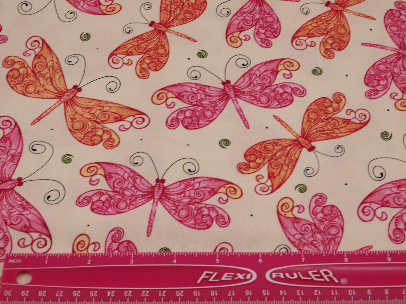 Butterfly Fabric, Fabric by the Yard, QT Fabrics, Cotton Fabric