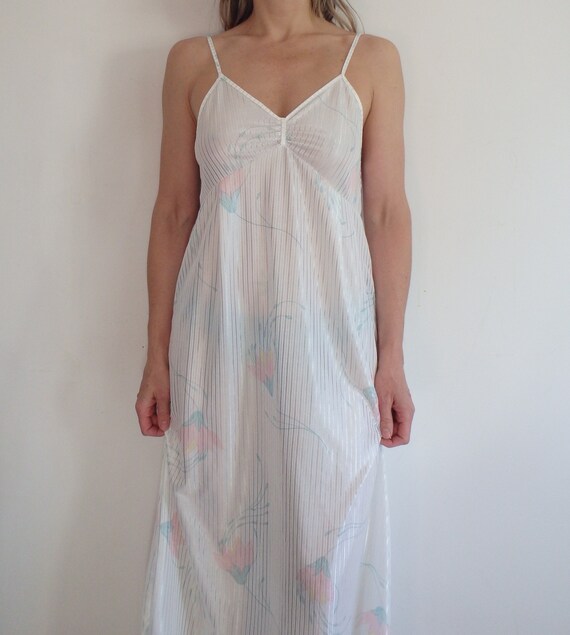 womens white slip dress