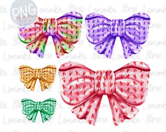 Mardi Gras Bow png - 5 Designs - Mardi Gras girl crawfish bow Sublimation designs download, Louisiana png
