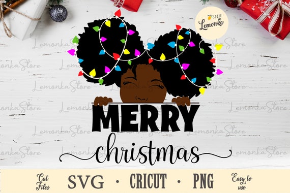 Download Melanin christmas svg afro christmas svg Baby girl svg ...