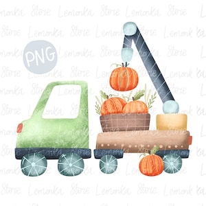 Kids Fall png, Halloween pompoen bouw png, Thanksgiving jongen png sublimatie ontwerp digitale download, aquarel herfst clipart