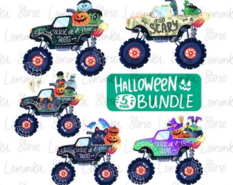 Halloween kids png bundle, Boy Halloween Truck Bundle Sublimation Designs Download, Trick or Treat png, Halloween clipart png